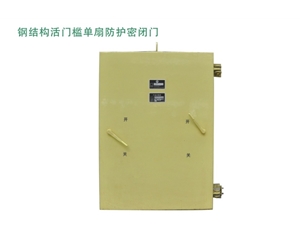 北京钢结构活门槛单扇防护密闭门